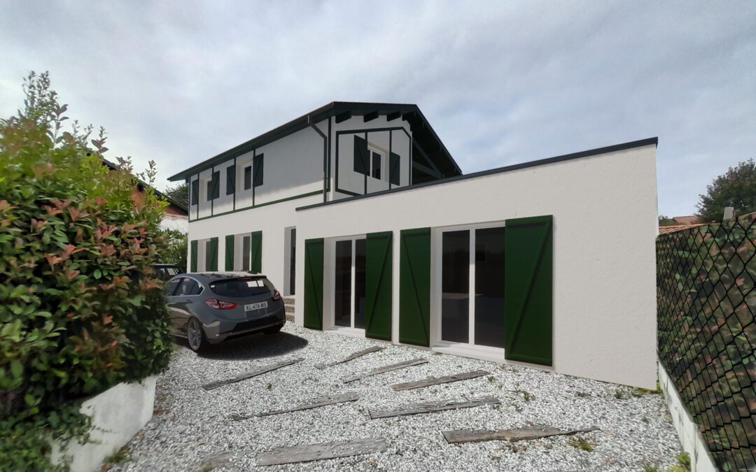 Surélévation d&rsquo;une maison à Guéthary